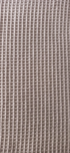 Tela waffle rosa viejo - detalle tejido waffle algodón 100%