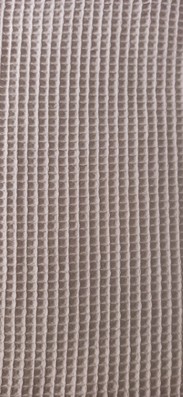 Tela waffle rosa viejo - detalle tejido waffle algodón 100%