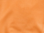 Detalle de loneta algodón lisa naranja - textura y caída
