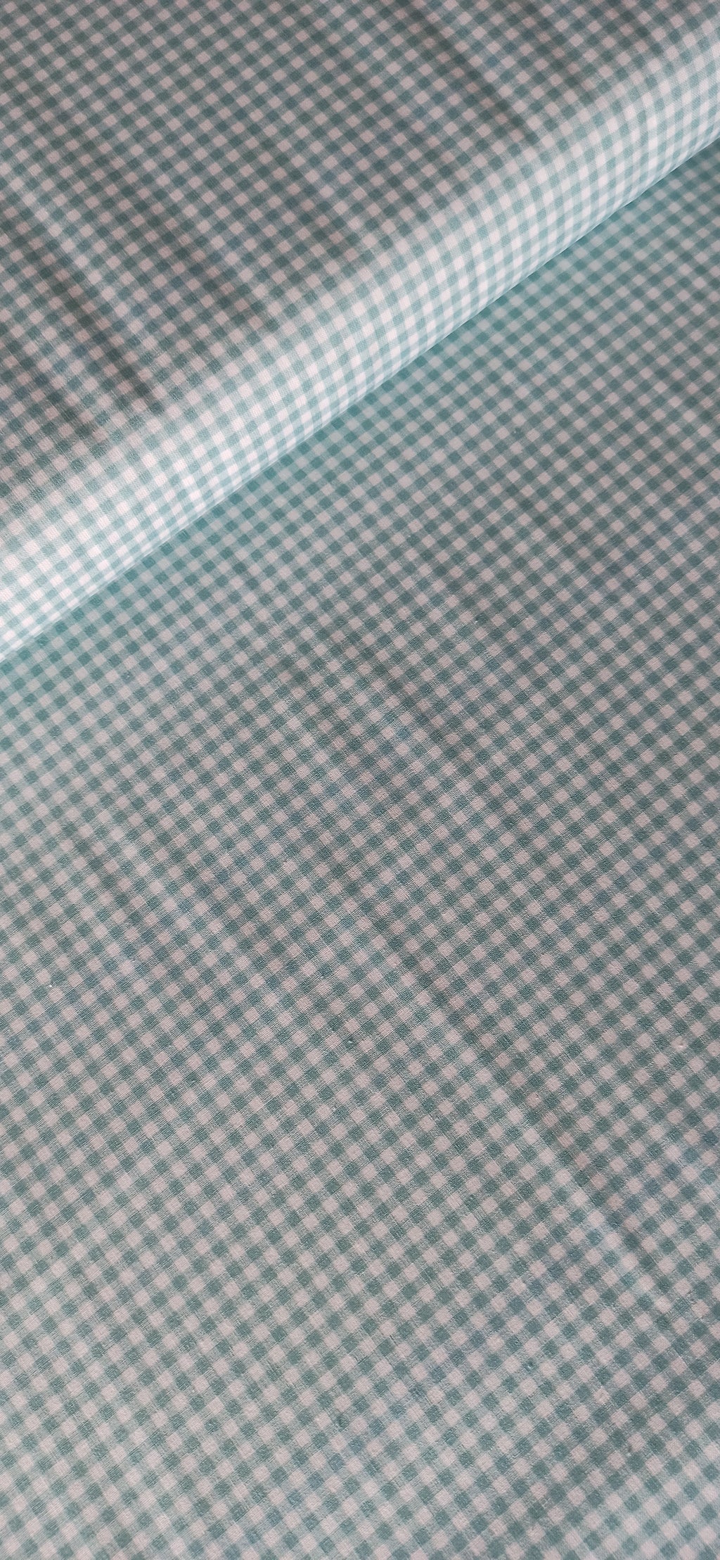 Algodón Vichy Azul 3 mm